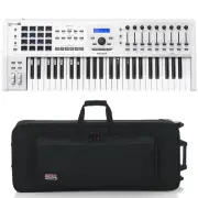 Arturia KeyLab 49 MKII MIDI Keyboard Controller, White w/ Soft Case