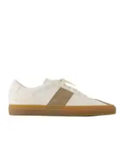 Common Projects Round Toe Panelled Tennis Sneakers 40 off white