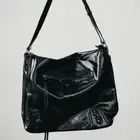 Tabitha Travel Work Crossbody Tote Bag Black