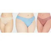 NWT Jenni Plus Size Lace Thong Underwear Pack of 3 Sizes 1X-3X