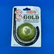 Vintage 1988 Duncan Gold Award Yo-Yo 3266 Gold Award Neon Green new Damage Card