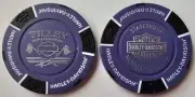 TILLEY HARLEY-DAVIDSON Statesville NC Purple/Black Signature Poker Chip