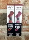 Set Of Two NYX Powder Puff Lippie In Pop Quiz And Moody
