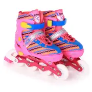 Kids' Full-flash Roller Skates - White Size m