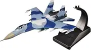 Replica 1:100 for Scale Su-27 Alloy Finished Fighter Model Aircraft Toy Static Collectible Decoration for Adult Boy Airplane Toy