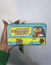 NWT! GENUINE Loungefly X SCOOBY DOO THE MYSTERY MACHINE Flap Wallet