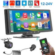 10.26" 2K Car Portable Wireless Apple CarPlay Android Auto FM Touch Screen Radio