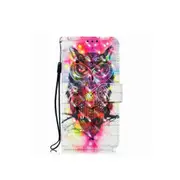 3D Owl Pattern Horizontal Flip PU Leather Case for Huawei P30, with Holder & Card Slots & Wallet & Photo Frame