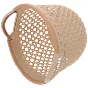 Pastoral Style Woven Basket Holder Large Clothes Baskets Flexible Laundry Child