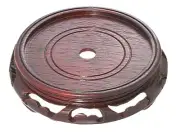 B&P Lamp 5 1/2" Top Inset Dia. Oriental Lamp Base, Rosewood Finish