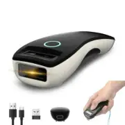 Bluetooth Wireless 2D Barcode Scanner Pocket QR Reader for Payment Industry New
