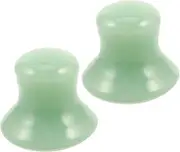Ipetboom 2pcs Gua Facial Tools: Mushroom Shaped Jade Massage Tools For Skin Caring Spa - Beauty Massager Scraper For Face Eye