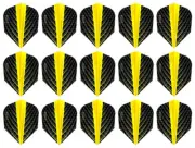 5 New Sets Harrows Quantum Standard Dart Flights - Yellow