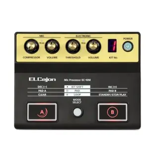 【ROLAND 樂蘭】木箱鼓效果器 拾音處理器(EC-10M 全新公司貨)