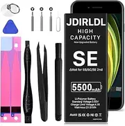 [5000mAh] Battery for iPhone SE, New Upgrade Ultra Higher Capacity 0 Cycle Battery Replacement for iPhone SE A1662 A1723 A1724 with Complete Repair Tool Kit and Instructions