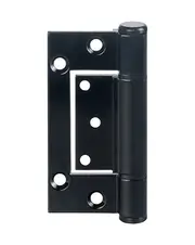 **10 Pack** McCallum Heavy Duty Aluminium Interfold Hinge Black A174BLK A74HBF
