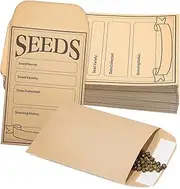 NOLITOY Self-Adhesive Mini Envelopes 200pcs Large Bulk Brown Paper Bags Small Mailing Storage Envelopes