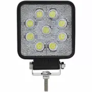 9 Diode LED Square Flood Work Light 1080 Lumen