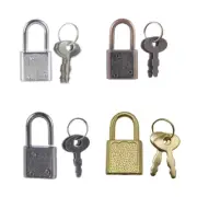 5Pcs Notebook Belt Padlock Lock With Key Portable Suitcases Locker Securing Lock
