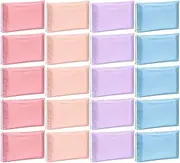 PerKoop 100 Pack Pocket Tissues Travel Slim Packs Small Facial Tissues Wallet Size Toilet Paper for Travel Guest Wedding Supplies, 4 Styles (Morandi Style)