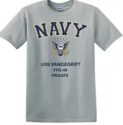 USS VANDEGRIFT FFG-48 * FRIGATE *EAGLE*SHIRT. OFFICIALLY LICENSED