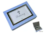 Christening Keepsake Box - Blue