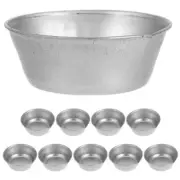 10pcs Paint Mixing Palette Cups with Spout Round Scale Model Painting Cups
