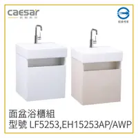 在飛比找蝦皮購物優惠-〖Caesar 凱撒衛浴〗✨高雄免運✨面盆浴櫃組 LF525