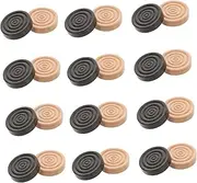 Abaodam 24pcs Elegant Wooden Chess Pieces Solid Checkers Accessories for Board Games Versatile Game Tokens for Chess and Checkers Craftsmanship for Endless Enjoyment