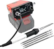 QUICKO STM32 V3 T12-A Cordless Soldering Station T12 Solder Iron for Makita Li-ion Battery 18/20V Max for DIY Repair (Battery Not Included)