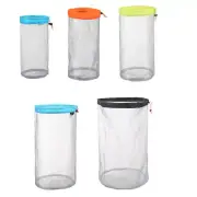 2pcs Mesh Drawstring Storage Bag Nylon Sliding Reusable Stuff Sack Mesh Bag