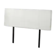 PU Leather Double Bed Headboard Bedhead - White