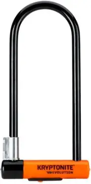 Kryptonite Evolution Series U-Lock 4 x 11.5" Keyed Black Includes bracket