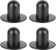 AGDGV Pool Wall Plug Replacement for Intex Bestway Coleman, Above Ground Swimming Pool Strainer Hole Plug, Filter Pump Water Stopper Drainer Plugs for Pools (Pack of 4, Black)