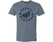 Suzuki Motocross T-Shirt Blue