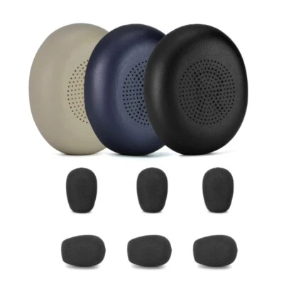 Replacement Ear Pads Mic Cover for Elite45h Evolve2 65UC Wireless Headsets