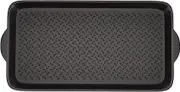 Matace 100% Rubber Boot Tray for Entryway - Rubber Mat - Shoe Tray-Rubber Shoe Mats for Shoes and Boots for Indoor and Outdoor Use, 27.95"x 15.74", Black