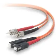 Multimode Duplex Fiber Patch Cable, ST-SC