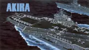 Anime akira katsuhiro otomo military aircraft Playmat Gaming Mat Desk