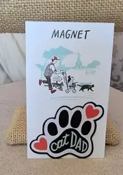 Cat Dad Magnet Primitives by Kathy