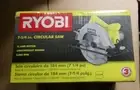 RYOBI CSB125 CORDED 7 1/4 IN. CIRCULAR SAW 20T STEEL BLADE 13 AMP NEW OPEN-BOX