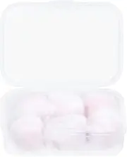Waterproof Reusable Noise Reduction Ear Plugs Soft Wax Cotton Swimming Sleeping Earplugs for Adults Swimmers Bathers 6Pcs