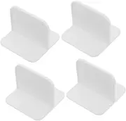 LALADEFIEE 4pcs Tip Cabinet Fixer Child Safety Furniture Anchors No Screw Wall Anchors for Proofing