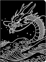 Vimorco for iPad 10th/ (A16) 11th Generation Case, for iPad Case 11th/10th Generation Support Touch ID, for iPadCover 11th/10th Gen Adjustable Angle, Auto Wake/Sleep, Dragon in Wave