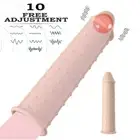 Sex Penis Sleeve Wireless Delay Soft Toys For Men Male Ring Condom Enlargement