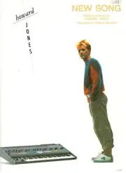 HOWARD JONES "NEW SONG" SHEET MUSIC-PIANO/VOCAL/GUITAR/CHORDS-1983-NEW ON SALE