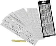 QUMIIRITY 6Pcs Piano Key Stickers for Key Keyboards Removable Note Decals with Font Easy to Apply and Remove Lightweight and Piano Decal Stickers for Beginners