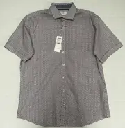 $145 BRAX Hardy P Men's Size Large L Casual Short Sleeve Hi Flex Button Front