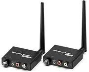 Aswalling Wireless Audio Adapter Audio Transmitter Receiver Convert Wired Speakers toWireless