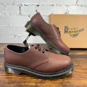 Dr Martens 1461 Smooth Oxford Leather AW501 Brown Shoes UK6 NEW 25408